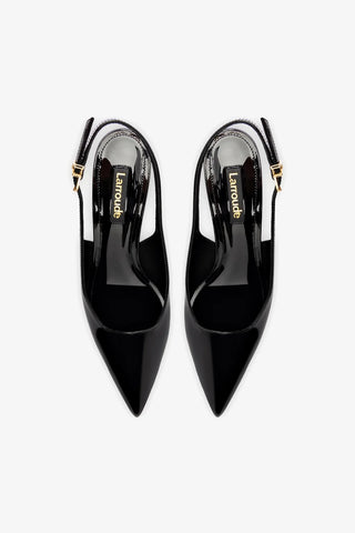 Loulou Pump In Black Patent Leather