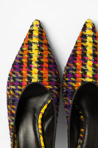 Loulou Mule Multicolor Tweed