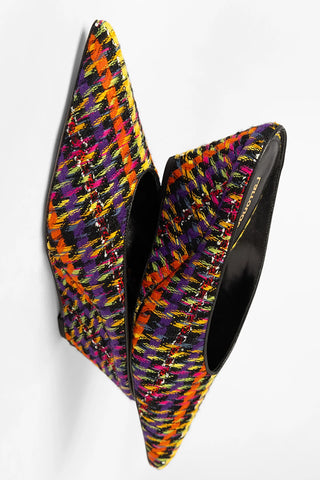 Loulou Mule Multicolor Tweed