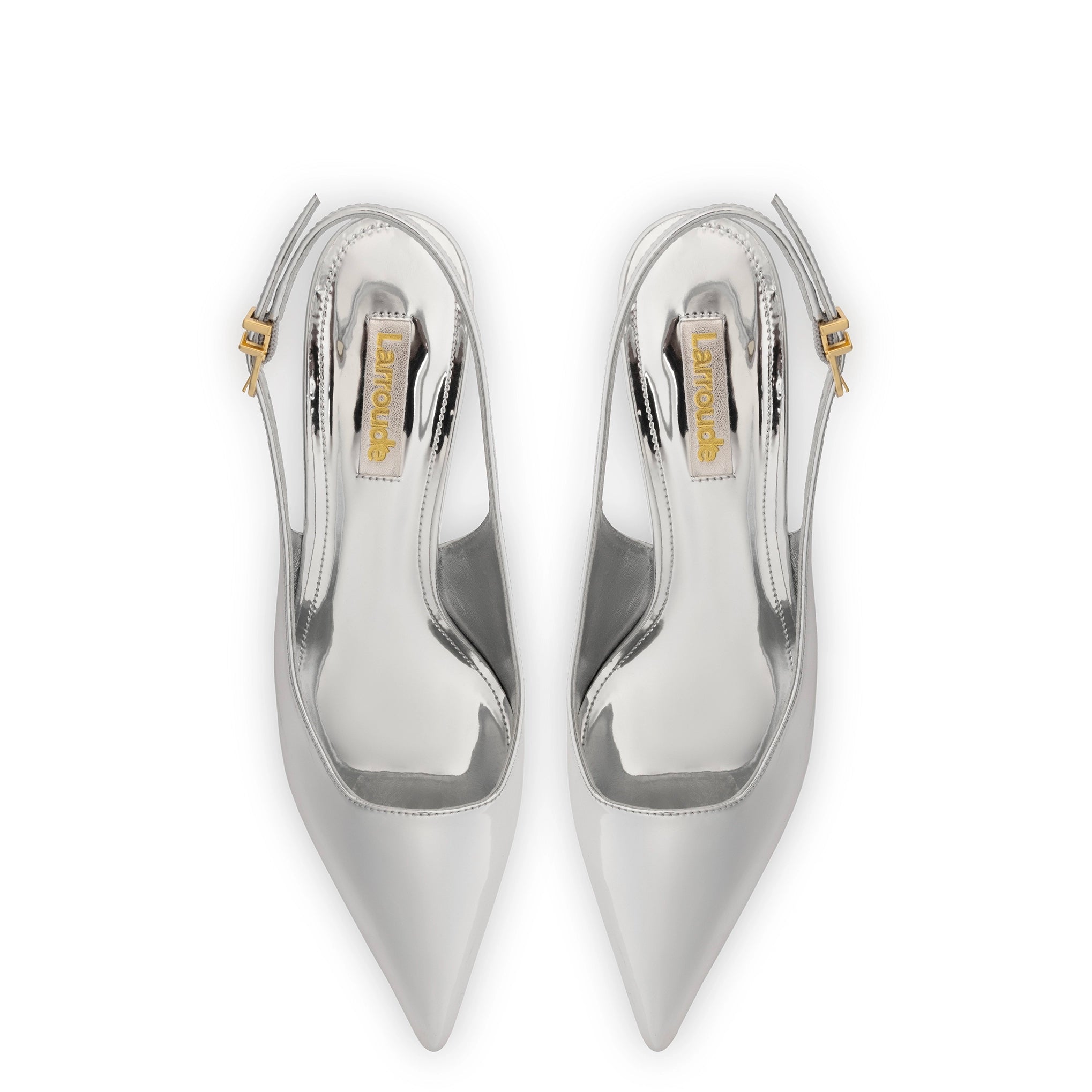 Loulou Pump In Silver Specchio