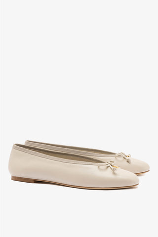 Pavlova Ballet Flat In Mushroom Grey Leather