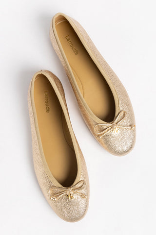 Pavlova Ballet Flat Platina Leather