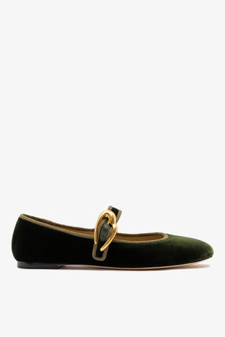 Verona Ballet Flat Bosco Velvet