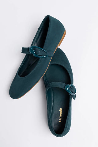 Verona Ballet Flat Deepsea Velvet