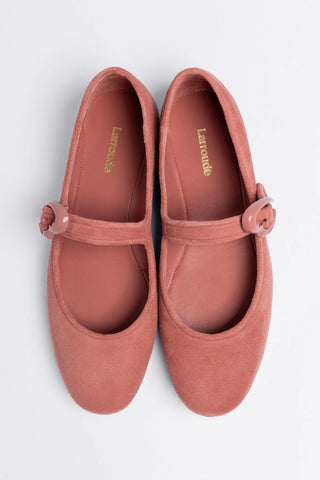 Verona Ballet Flat Dusty Rose Suede