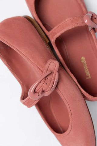 Verona Ballet Flat Dusty Rose Suede