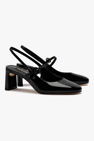 Georgina Pump In Black Patent Leather