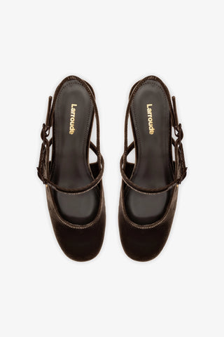 Georgina Pump In Expresso Velvet
