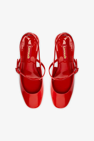 Georgina Pump In Scarlet Patent Leather