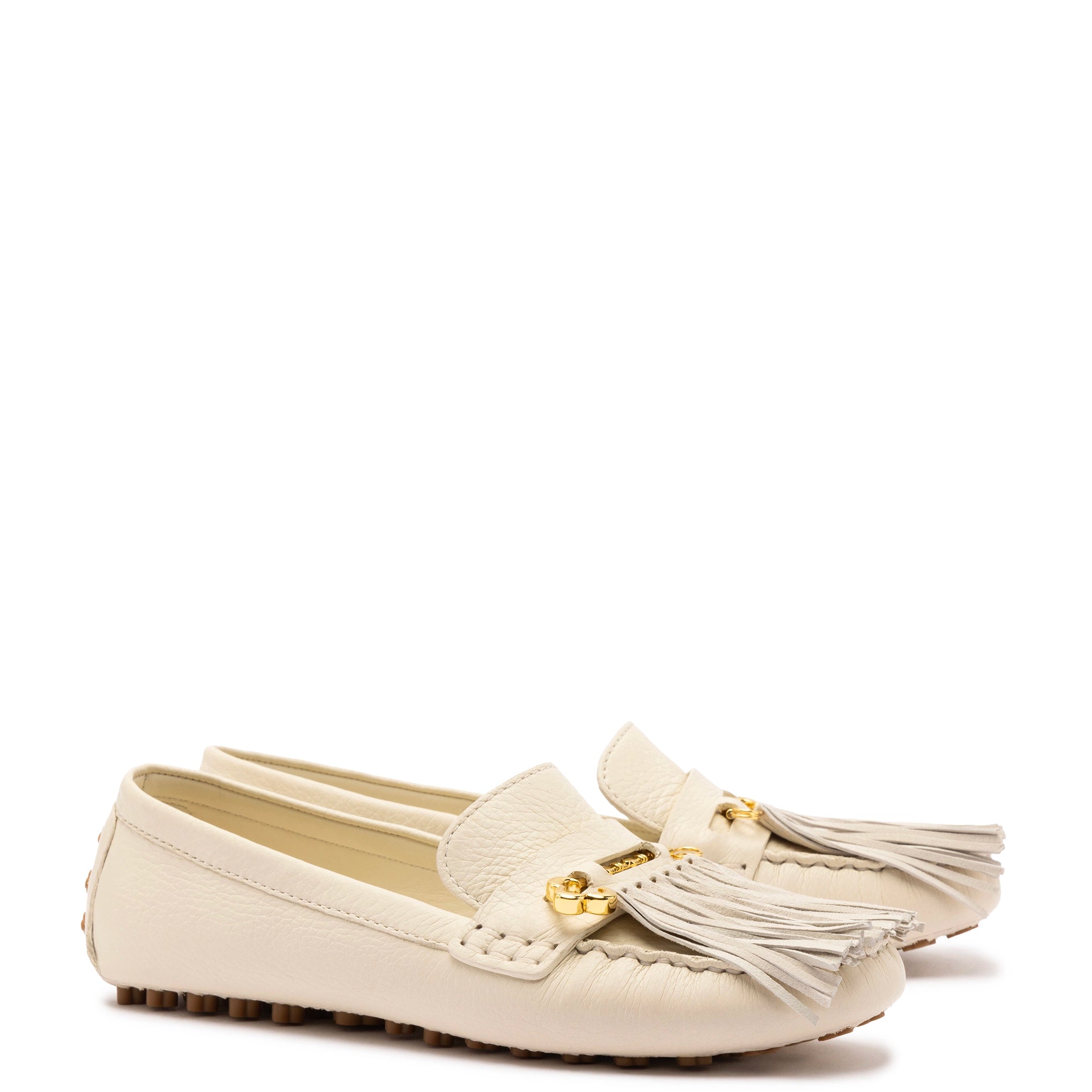 Joy Mocassin In Ivory Leather