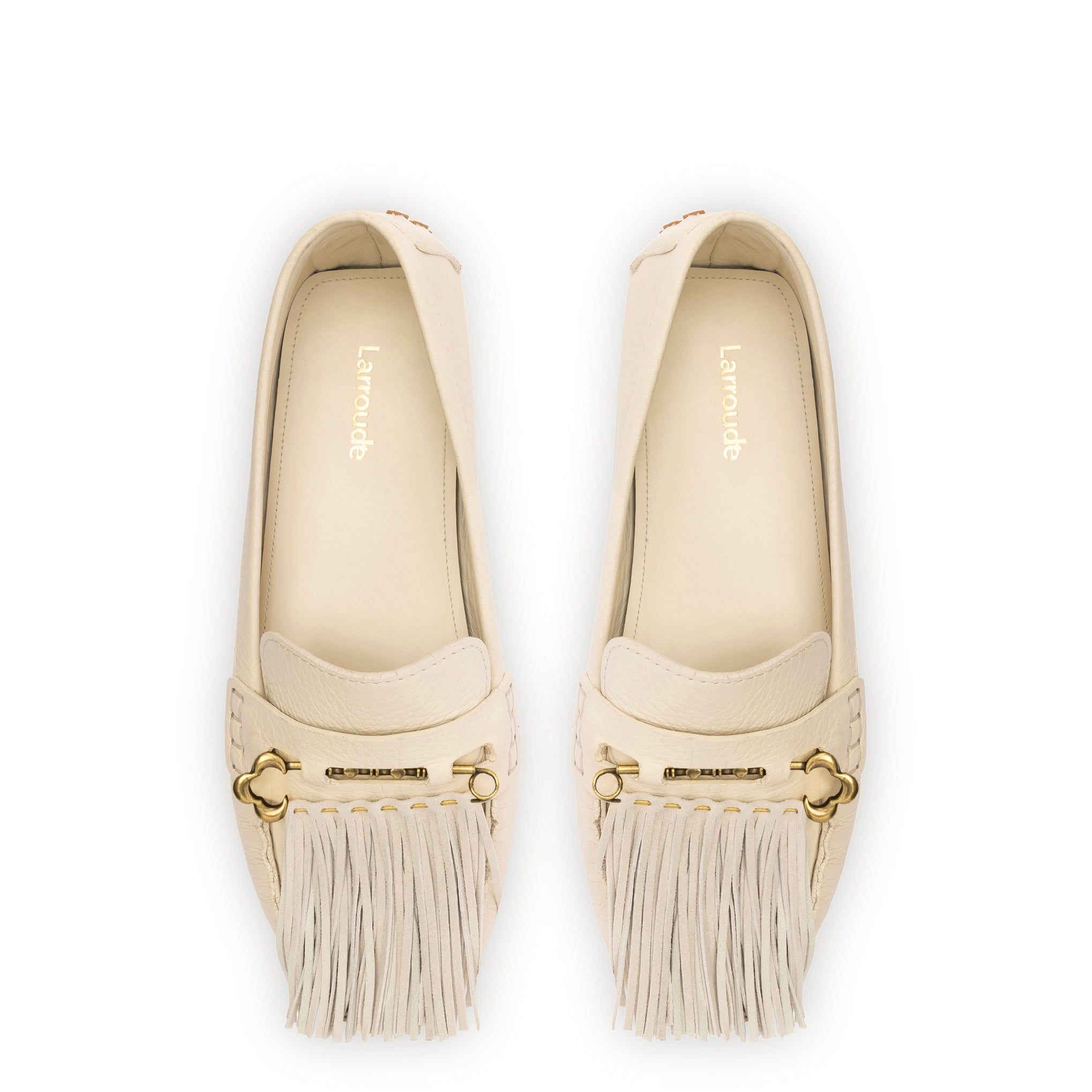 Joy Mocassin In Ivory Leather