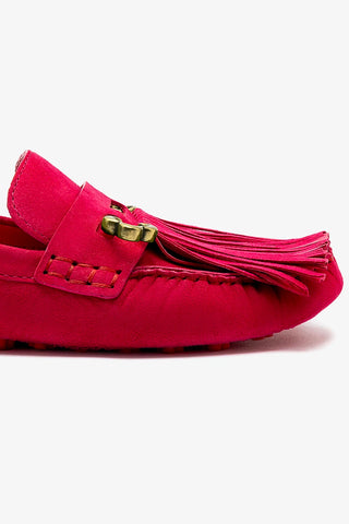 Joy Mocassin In Pink Suede