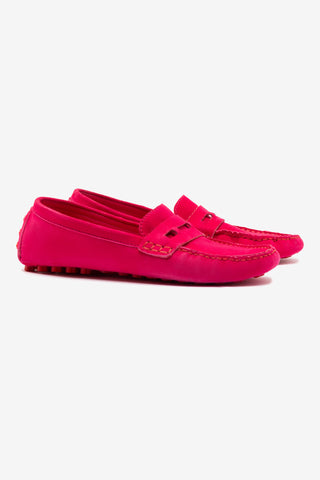 Joy Mocassin In Pink Suede