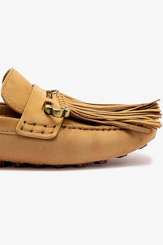 Joy Mocassin In Peanut Suede