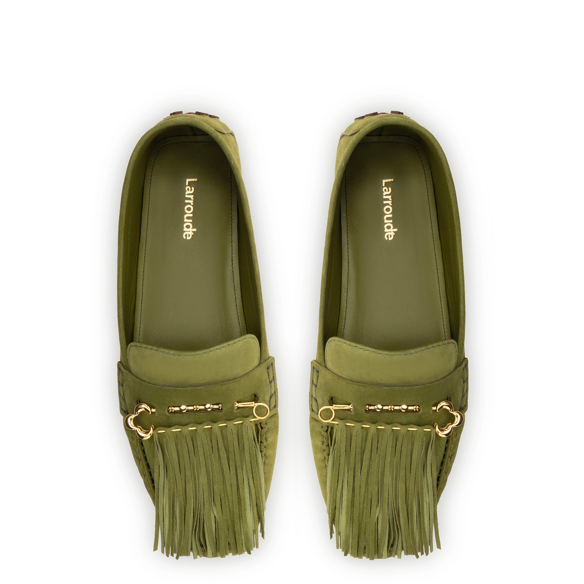 Joy Mocassin In Seaweed Suede