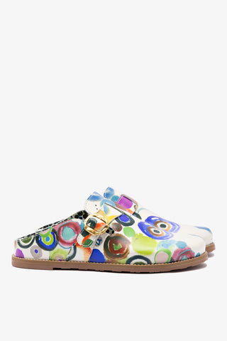 Larroudé x Libertine Milan Clog In JH Gouache