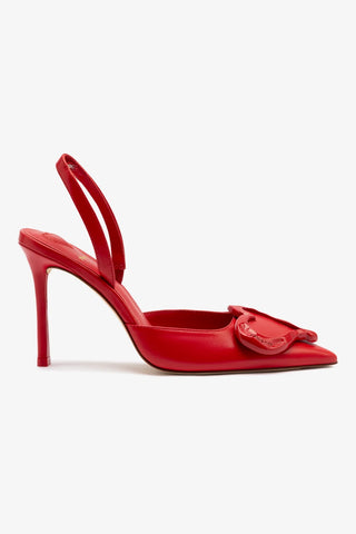 Amore Pump In Scarlet Leather