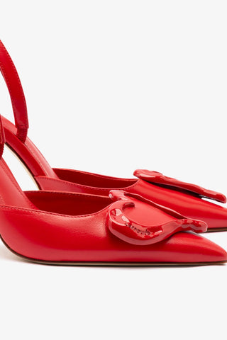 Amore Pump In Scarlet Leather