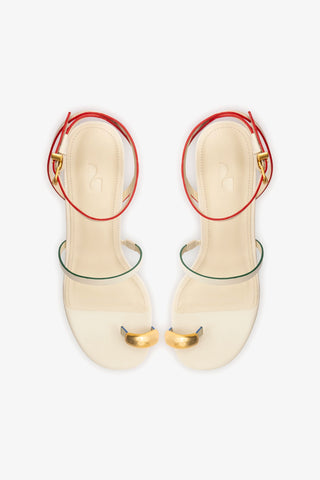 Biarritz Block In Ivory Leather