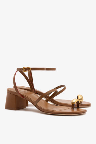 Biarritz Block In Caramel Leather