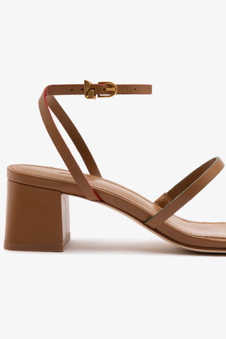 Biarritz Block In Caramel Leather