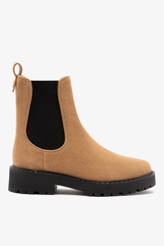 Sancha Boot In Peanut Suede