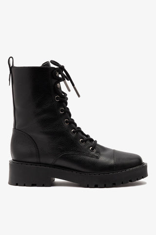 Trinity Boot In Black Leather