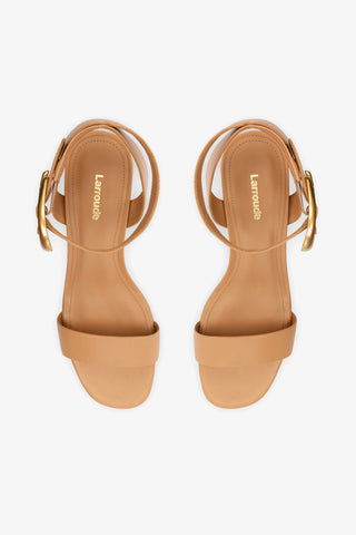 Dolly Verona Low Sandal In Tan Leather