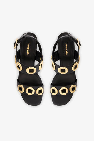 Milan Dolly Low In Black Leather