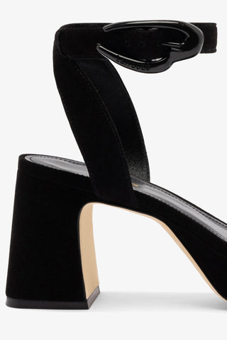 Dolly Verona Low Sandal In Black Suede