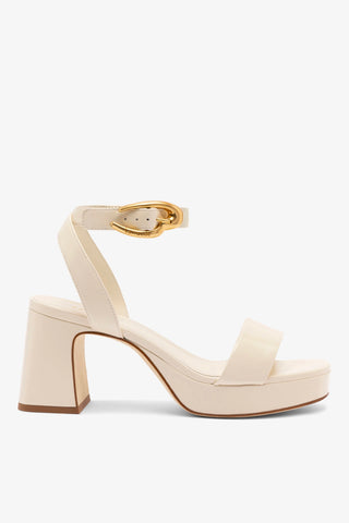 Dolly Verona Low Sandal In Ivory Leather