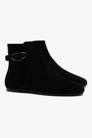 Mini Verona Boot In Black Suede