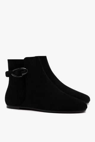 Mini Verona Boot In Black Suede