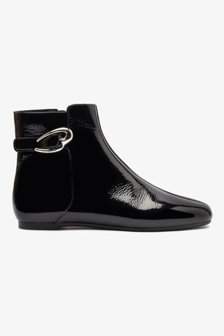 Mini Verona Boot In Black Patent Leather