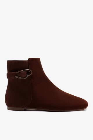 Mini Verona Boot In Brown Suede