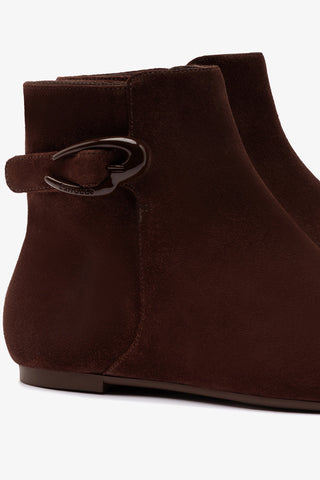 Mini Verona Boot In Brown Suede