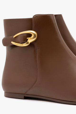 Mini Verona Boot In Burnt Umber Leather