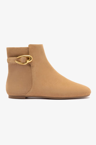 Mini Verona Boot In Peanut Suede