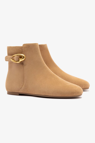 Mini Verona Boot In Peanut Suede
