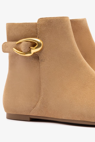 Mini Verona Boot In Peanut Suede