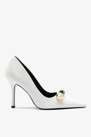 Larroudé x CPPXO Pump In White Leather