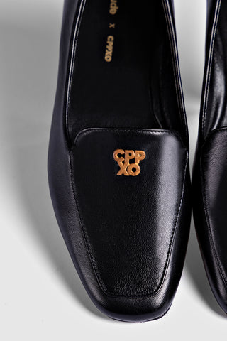 Larroudé x CPPXO Loafer In Black Leather