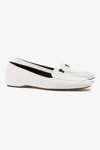 Larroudé x CPPXO Loafer In White Leather