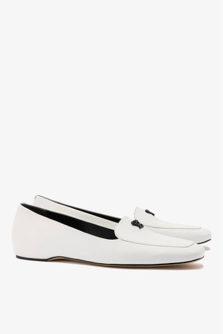 Larroudé x CPPXO Loafer In White Leather