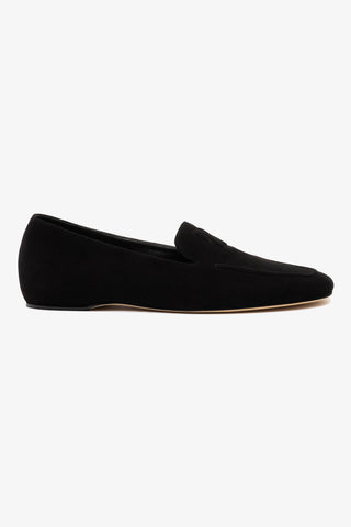 Penny Loafer In Black Suede