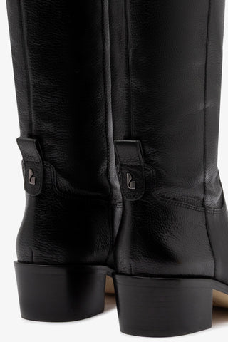 Florencia Hi Boot In Black Leather