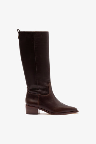 Florencia Boot In Brown Leather