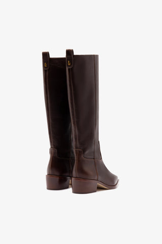 Florencia Boot In Brown Leather