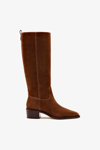 Florencia Boot In Burnt Umber Suede