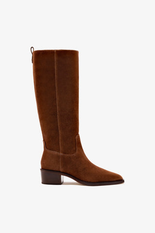 Florencia Boot In Burnt Umber Suede